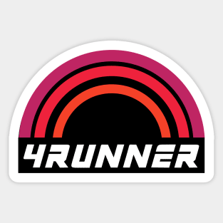 4Runner Retro Pink Sticker